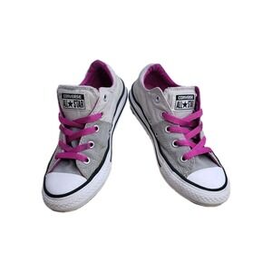 Converse Chuck Taylor All Star 651747F Madison Padded Junior Size 1.5 Gray Pink